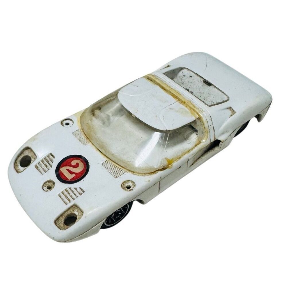 Tekno Monza FORD GT 1/43 Vintage plastic Slot car